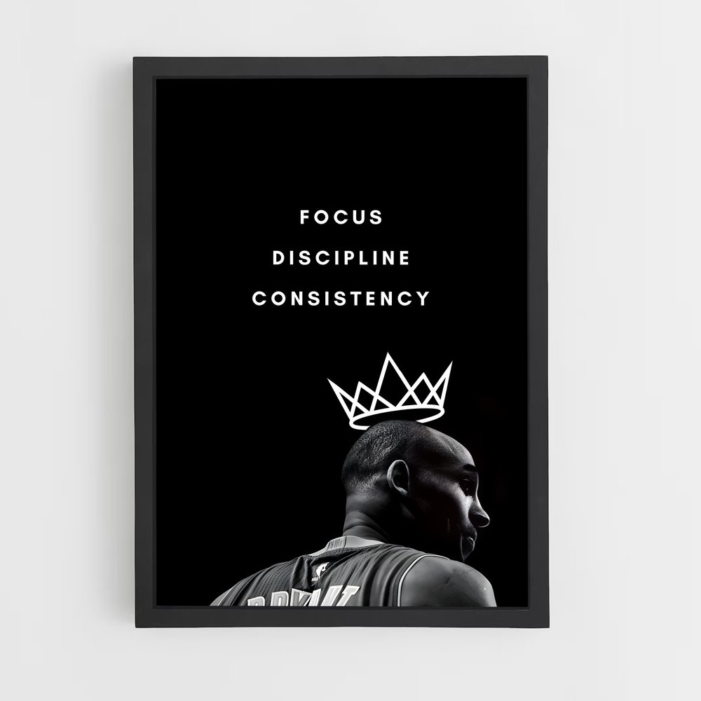Poster Le Roi Mamba – affiche Basketball (vue 2)